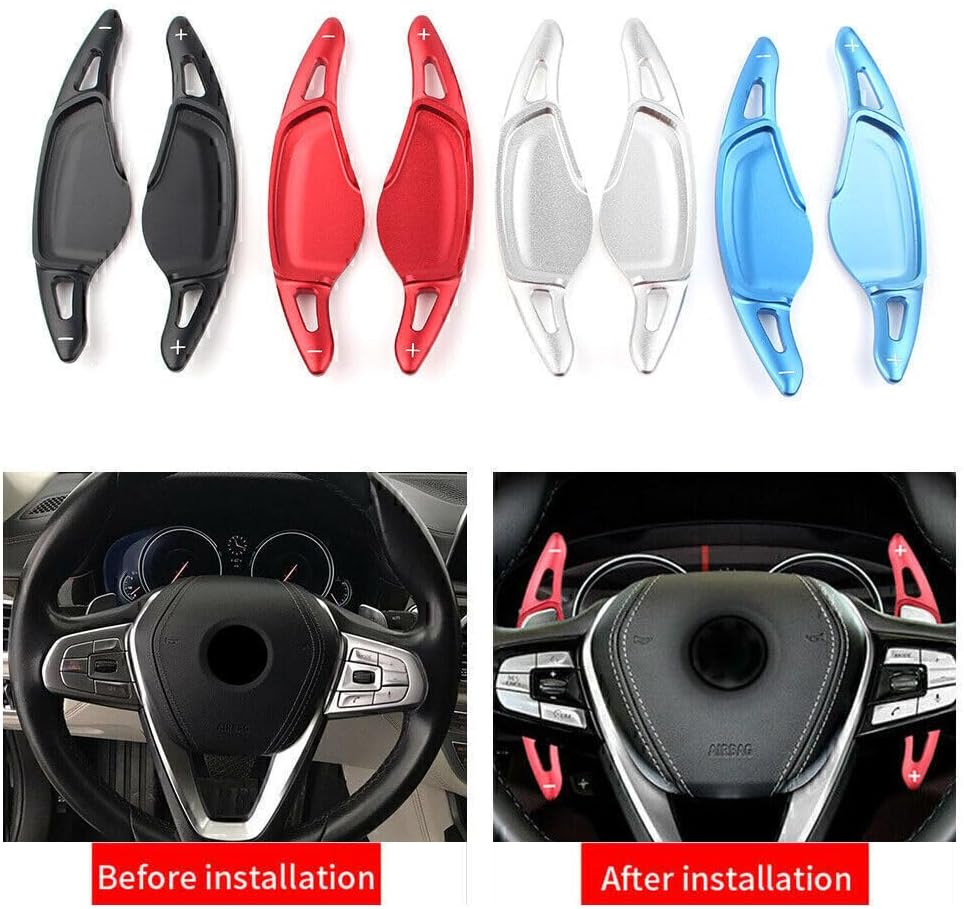ya 5 8.24 baidi Steering Wheel Paddle Shifter Extension Fit for BMW 5 7 Series X3 X4 X5 Aluminum