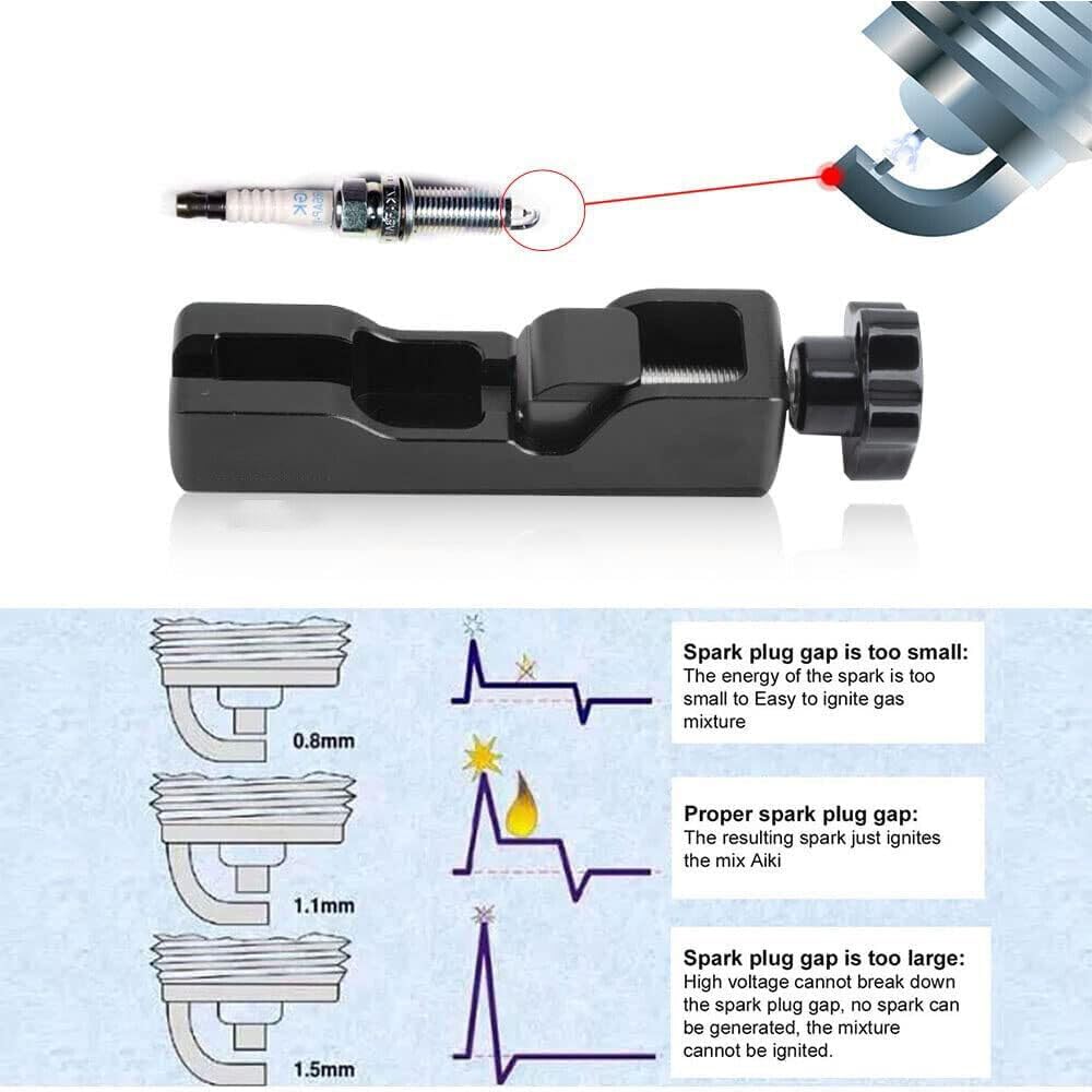 ya 23 10.7 baidi Matte Engine Spark Plug Gap Tool Gapping Gapper 10mm 12mm 14mm 16mm Universal