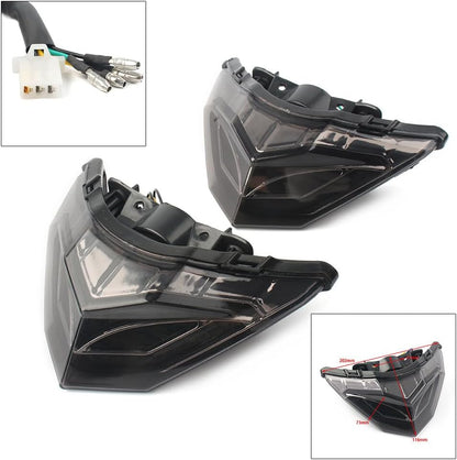 ya 10 9.16 zhengce Rear Tail Light Brake Turn Signal Lamp Fit for Kawasaki 250R 300 2013-2017