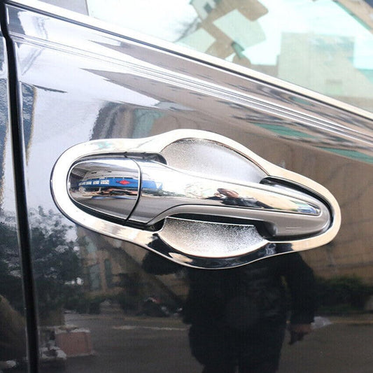 ya 2 8.15 for Toyota RAV4 2013-2018 Chrome Style Side Door Cup Combination Cover Trim 8P