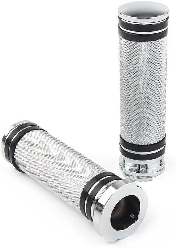 ya 4 8.14 For Sportster Dyna Softail Touring V-Rod 1 Inch Chrome Handlebar Hand Grips