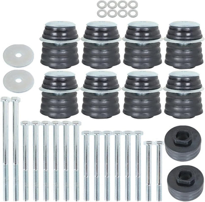 ya 2 8.15 Suitable for Ford Super Duty F250 F350 2008-2016 2WD 4WD Body Mount Bushing Kit KF04060B