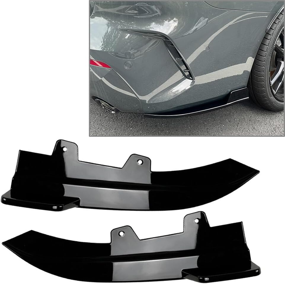 ya 2 8.15 Rear Bumper Lip Wrap Corner Spoiler Cover for BMW 4 Series G22 G23 M Sport 20-23