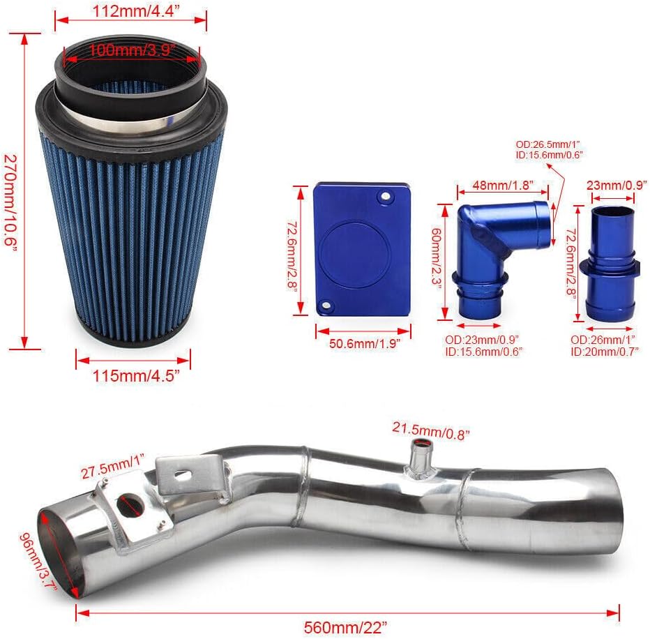 ya 4 8.8.2 Cold Air Intake Kit For 03-07 for Ford 6.0L Diesel F250 F350 F450 F550