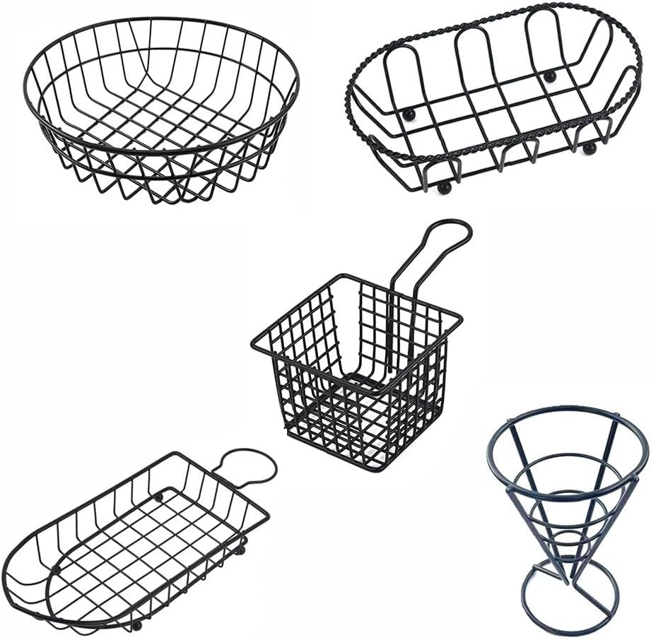 ya 14 9.20 baidi Chips Basket Wire Basket Deep Fried Stainless Steel Kitchen Tools & Gadgets-1