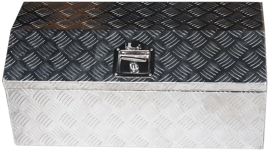 ya 5 8.10 30 x 13 x 13 Silver Aluminum Underbody Storage Tool Box for Trucks Trailers and RVs
