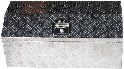 ya 5 8.10 30 x 13 x 13 Silver Aluminum Underbody Storage Tool Box for Trucks Trailers and RVs