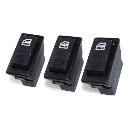 ya 5 8.10 Power Window Switch 5 Pin Fit Universal 12V 20A Automatic Switch Set 3 Pieces