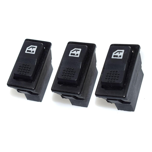 ya 5 8.10 Power Window Switch 5 Pin Fit Universal 12V 20A Automatic Switch Set 3 Pieces