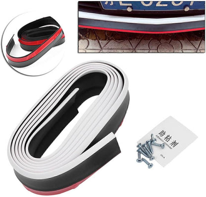 ya 9 10.24 Auto Lower Lip Protective Strip/Auto Bumper Skirts Rubber Anti-Scratch 2.5M