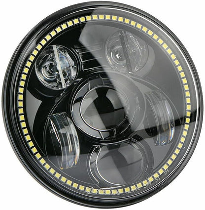 ya 4 8.14 5.75 5-3/4'' LED Hi/Low Beam Scheinwerfer IP67 Fur Harley Motorrad Universal