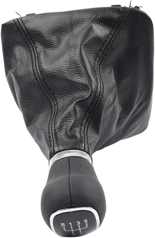 ya 11 9.14 baidiManual Gear Shift Knob With Boot Cover Case Fit for Skoda Octavia A5 A6 2004-2012