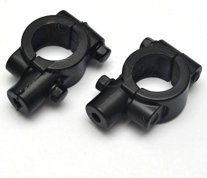 ya 2 8.15 Motorcycle e-Bike Bike Rear Mirror Mount Clamp Holder Hand Bar Bracket Part -6mm