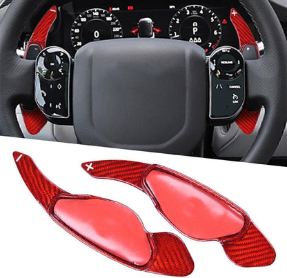 ya 5 8.24 baidi Carbon Steering Wheel Shift Paddle Shifter Extension Red Fit for Land Rover Evoque
