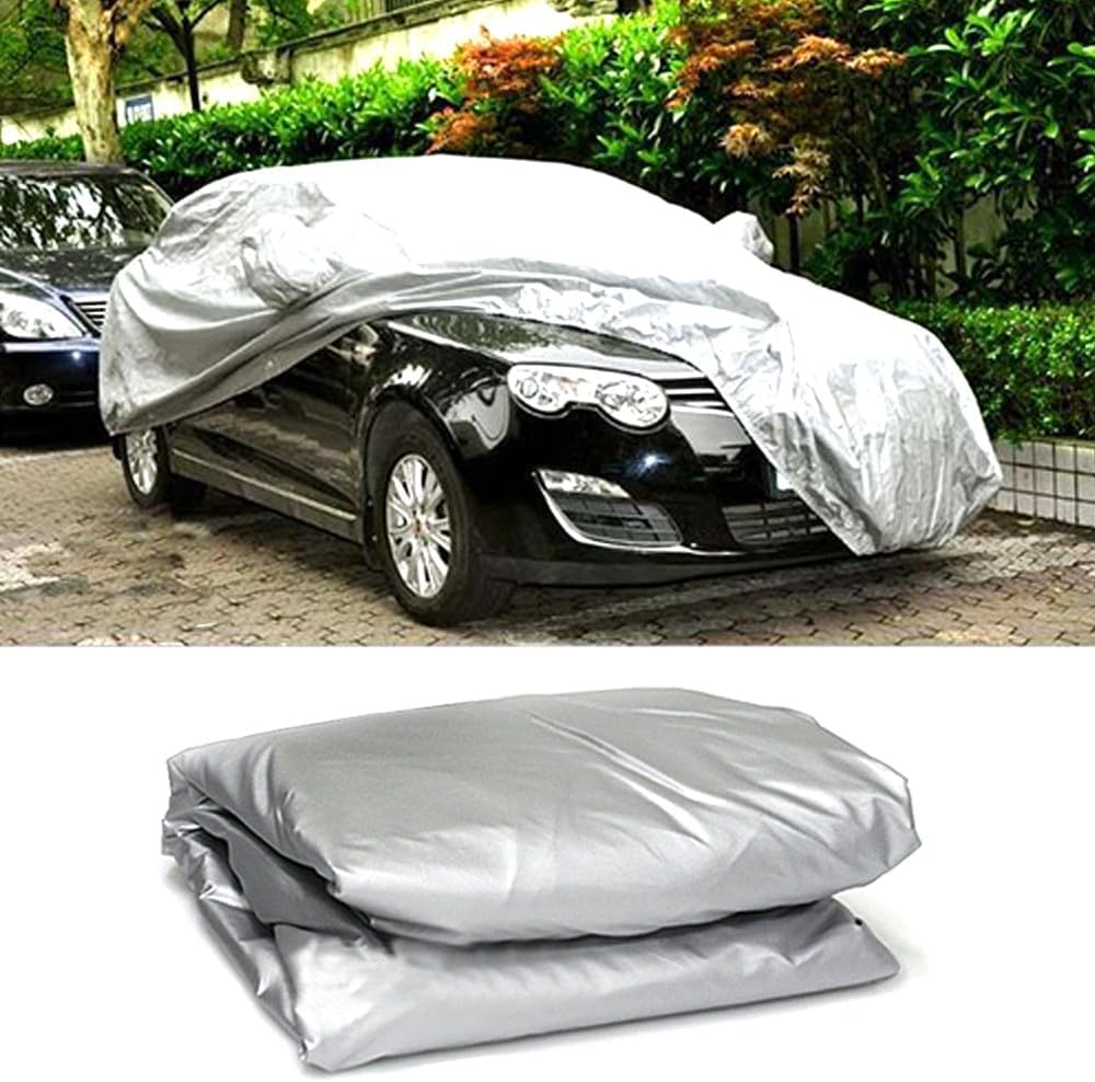 ya 5 8.24 baidi WaterProof Full Car Cover For Outdoor Dust UV Ray Rain Resistant Fits Small Car