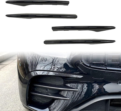 ya 4 8.14 Carbon Front Fog Light Decor Cover Trim Fit for Benz E Class W213 E260 E300 E53 2021