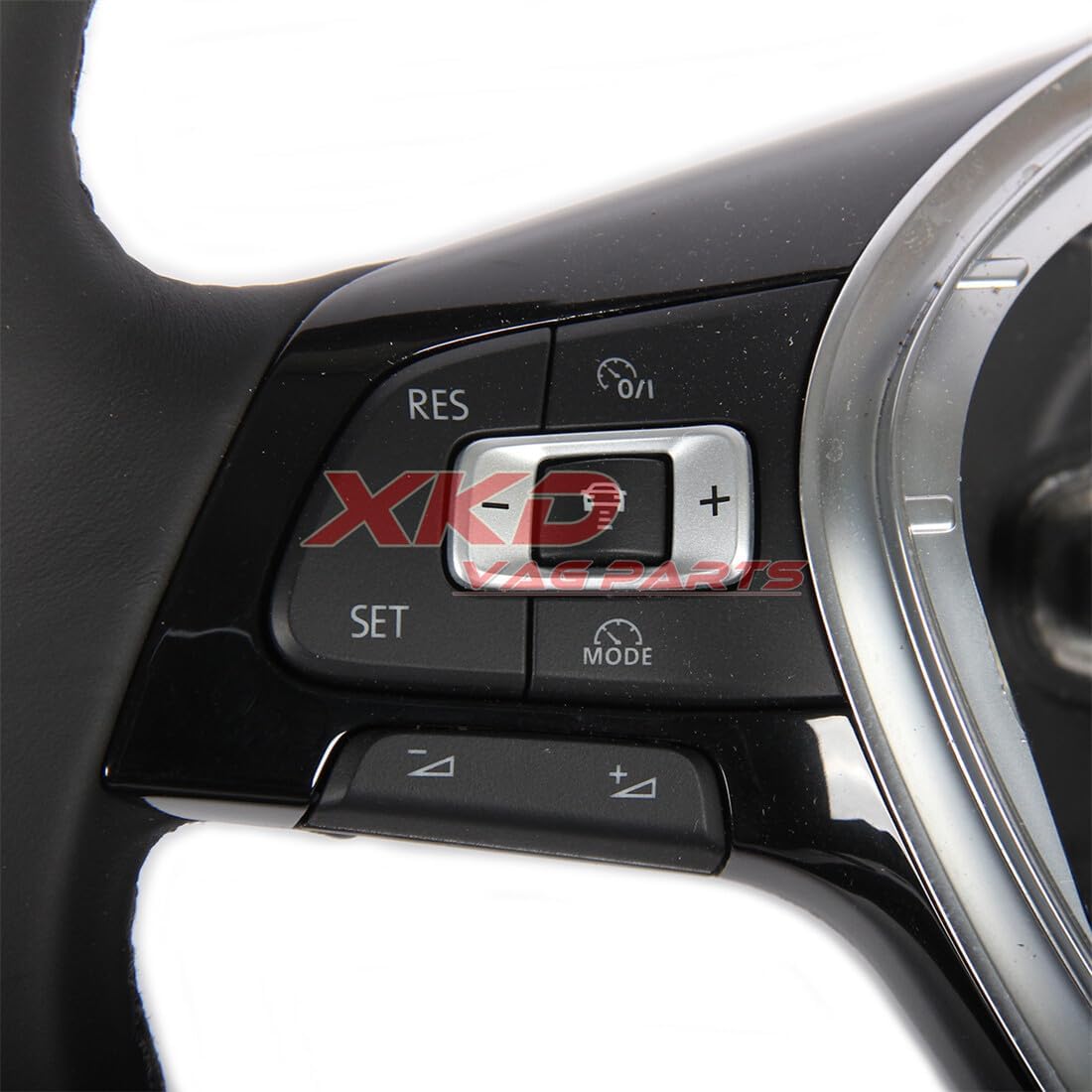 ya 23 10.7 baidi Black Leather Multifunction Steering Wheel for VW for Jetta MK6 for Golf MK7