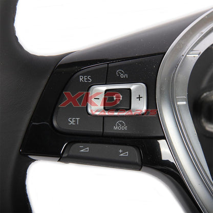 ya 23 10.7 baidi Black Leather Multifunction Steering Wheel for VW for Jetta MK6 for Golf MK7