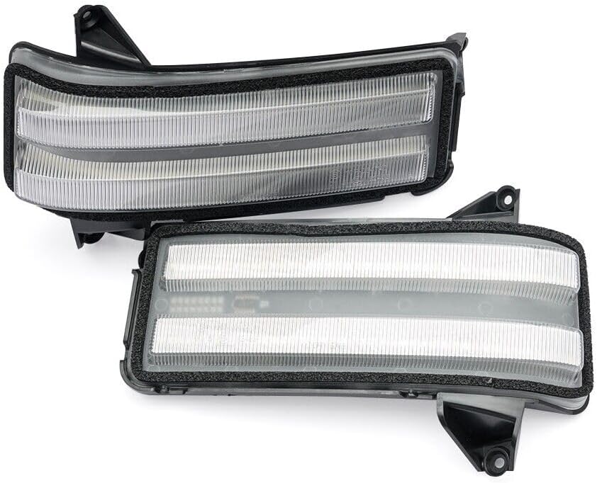 ya 4 8.10 Sequential LED Trailing Mirror Signal Lights for 20+ for Chevrolet for Silverado 2500HD 3500HD