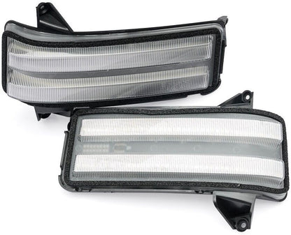 ya 4 8.10 Sequential LED Trailing Mirror Signal Lights for 20+ for Chevrolet for Silverado 2500HD 3500HD