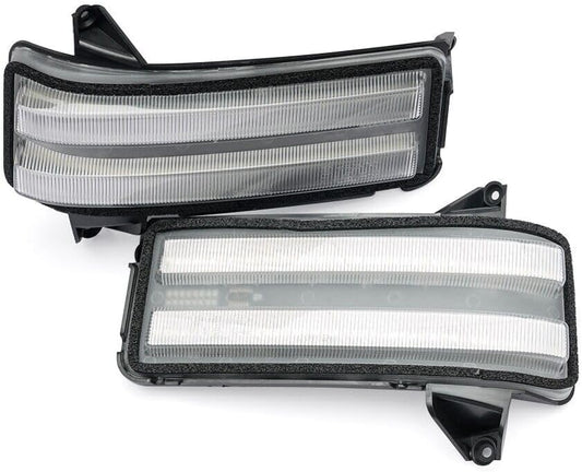 ya 4 8.10 Sequential LED Trailing Mirror Signal Lights for 20+ for Chevrolet for Silverado 2500HD 3500HD