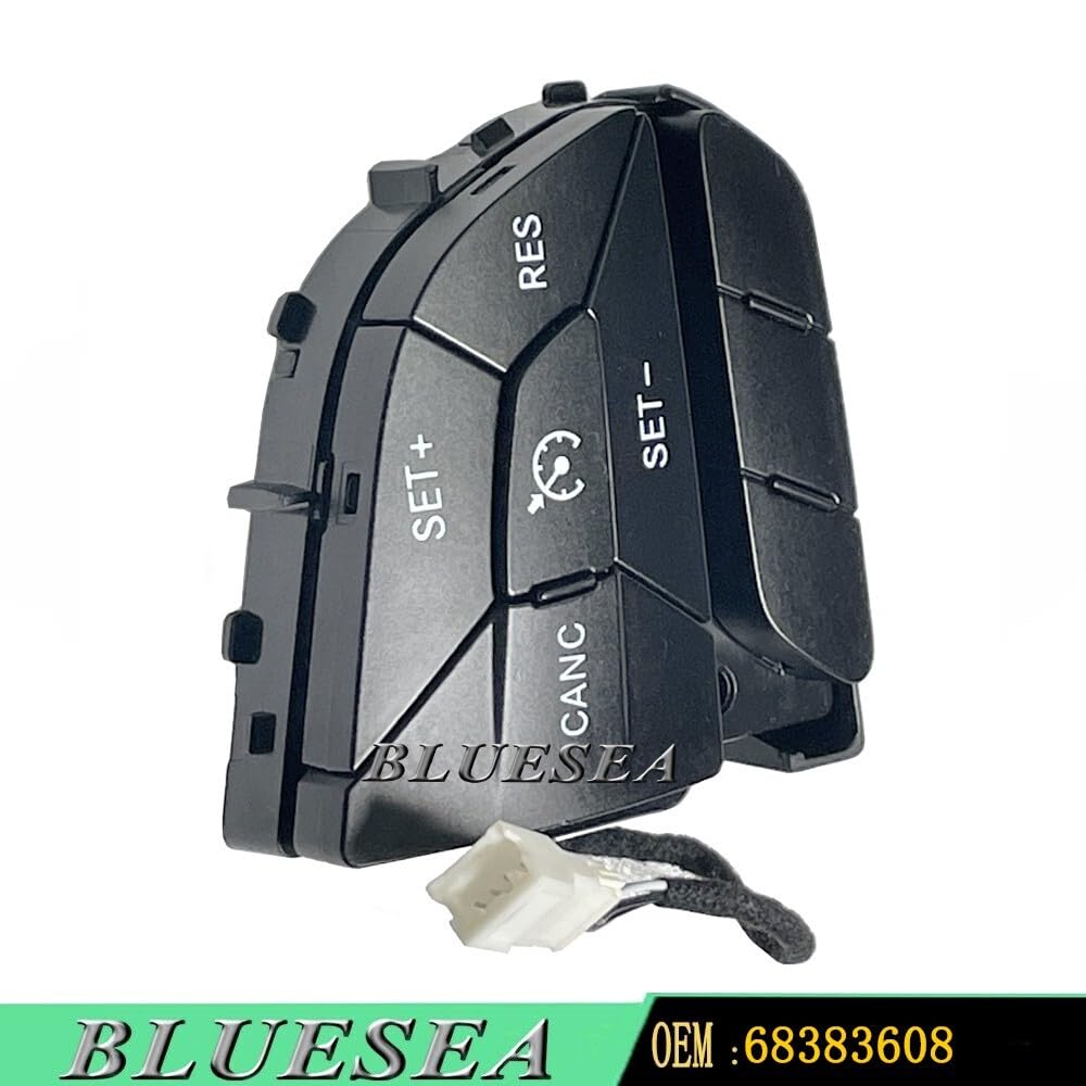ya 5 8.24 baidi 68383608 Right Steering Wheel Control Switch for 14-2019 for Chrysler for Dodge for Jeep