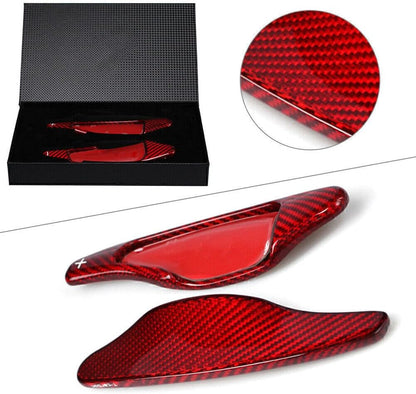 ya 5 8.24 baidi Red Carbon Car Steering Wheel Shift Paddle Extension for Chevrolet for Corvette C7