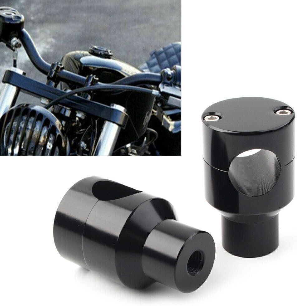 ya 6 8.14 for Harley for Honda 1 Motorcycle Handlebar Handle Bar Mount Adapter Risers Clamp