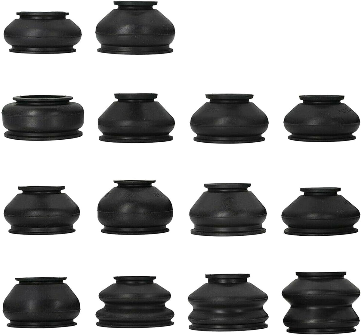 ya 28 10.13 zhengce 14 Pack Universal Rubber Tie Rod End Ball Joint Dust Boots Dust Cover Boot