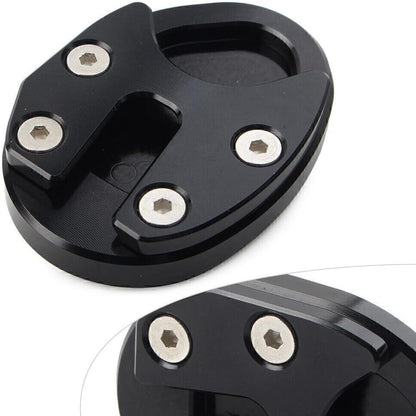 ya 4 8.8.2 for SYM MAXSYM TL500 2019-2021 20 Black Aluminum Side Stand Kickstand Plate Pad