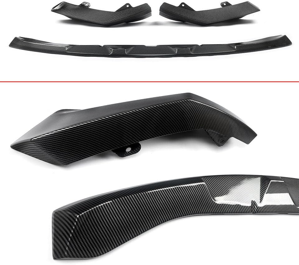ya 2 8.15 Front Splitter Bumper Lip Spoiler For 21-23 for BMW G80 M3 G82 G83 M4 Carbon Fiber