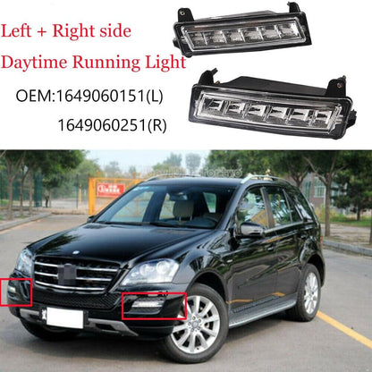 ya 4 8.10 1 pair of daytime running lights DRL for 2010-2012 for Mercedes-Benz ML GLK