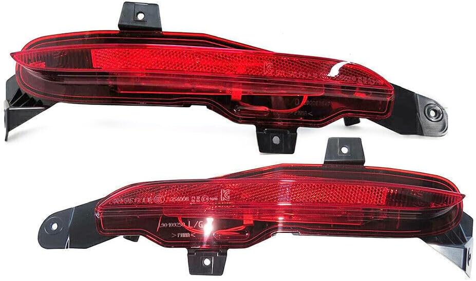 ya 7 8.24 baidi Pair Rear Bumper Fog Lamp Light For 2018 for Land Rover for Range Rover Velar ABS