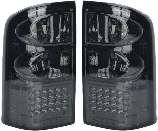 ya 4 8.10 1Pair For 1997-2004 for Nissan Patrol GU Y61 LED Rear Tail Light Brake Lamp Smok