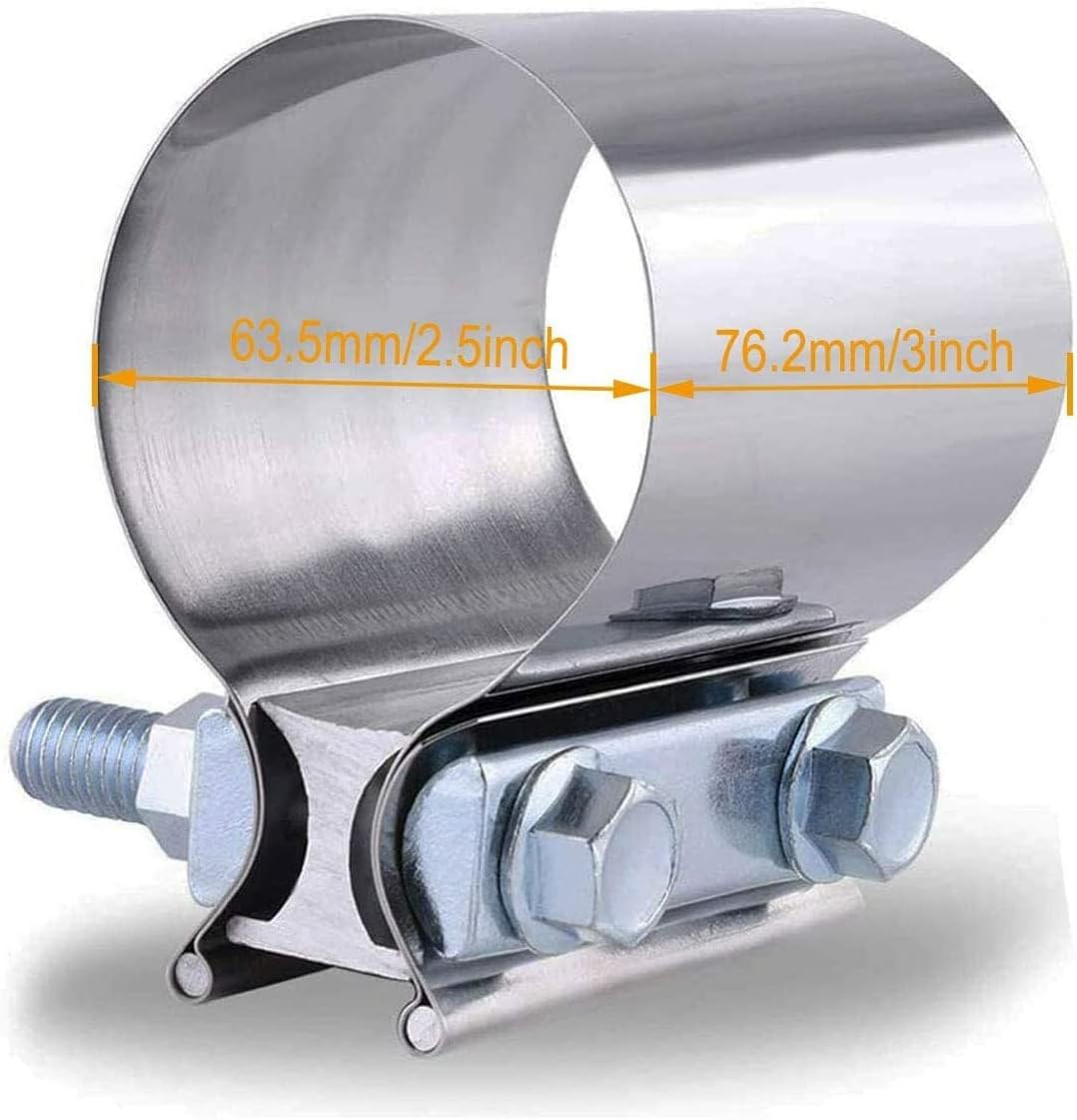 ya 11 9.14 baidi2.5 (2 1/2) Butt Fittings, Jacketed Stainless Steel, 2-Pack -