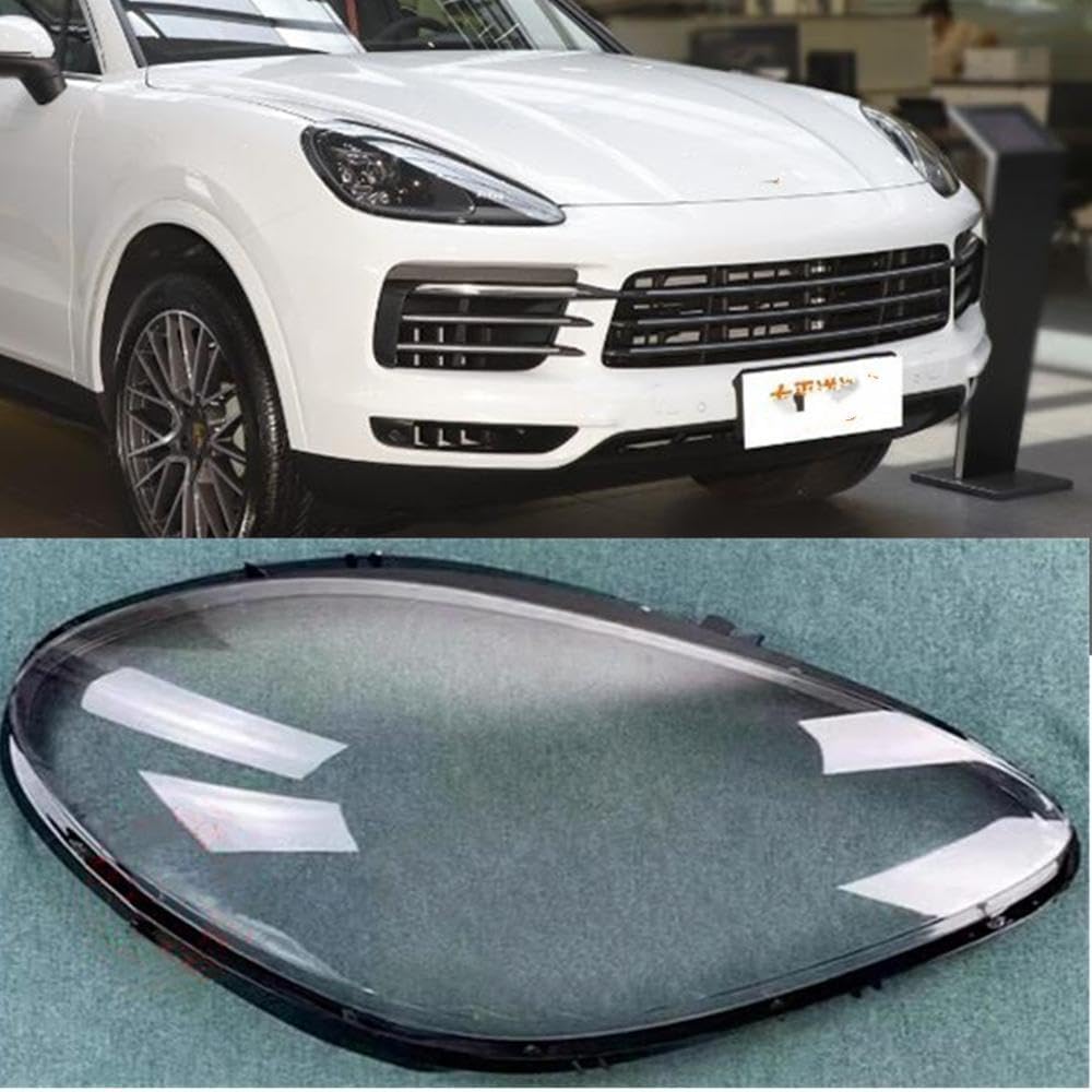 ya 4 8.14 Suitable for Porsche Macan 19-2023 right front light transparent lens housing protective cover 