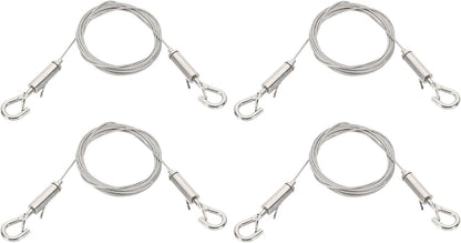 ya 26 10.21 baidi 4 Pcs 3 Meters x 1.5mm Heavy Duty Adjustable Picture Hanging Wire Kit