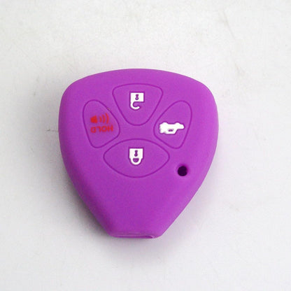ya 5 8.24 baidi Silicone Key Shell Case Cover 4 Buttons for Toyota for Camry for Avalon for Corolla Matrix