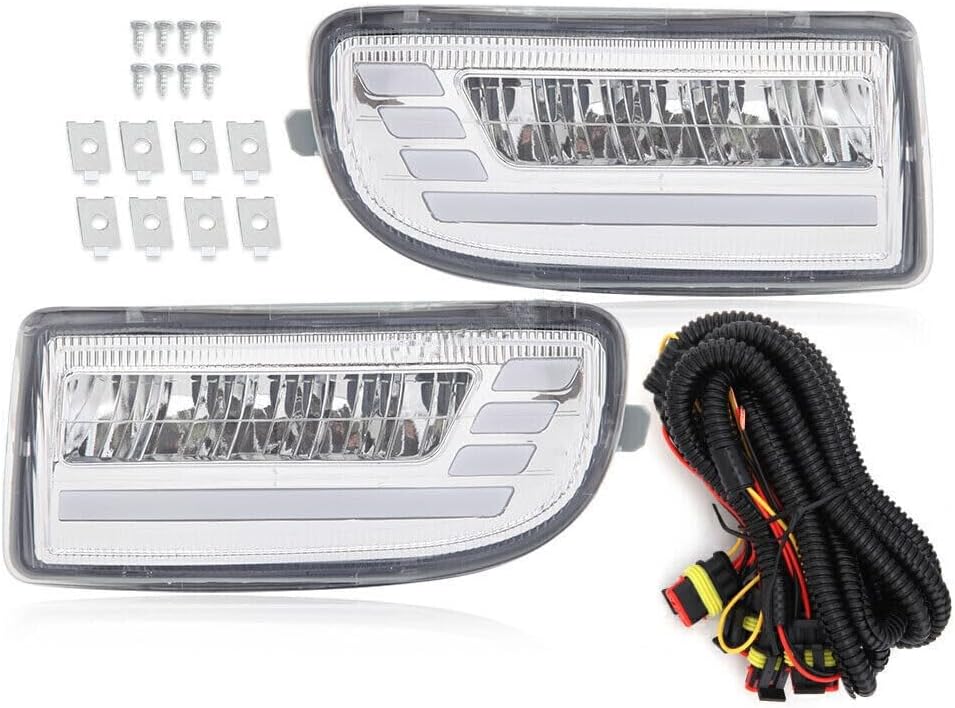 ya 2 8.15 2-piece LED fog lights daytime running lights suitable for Toyota Land Cruiser J100 105