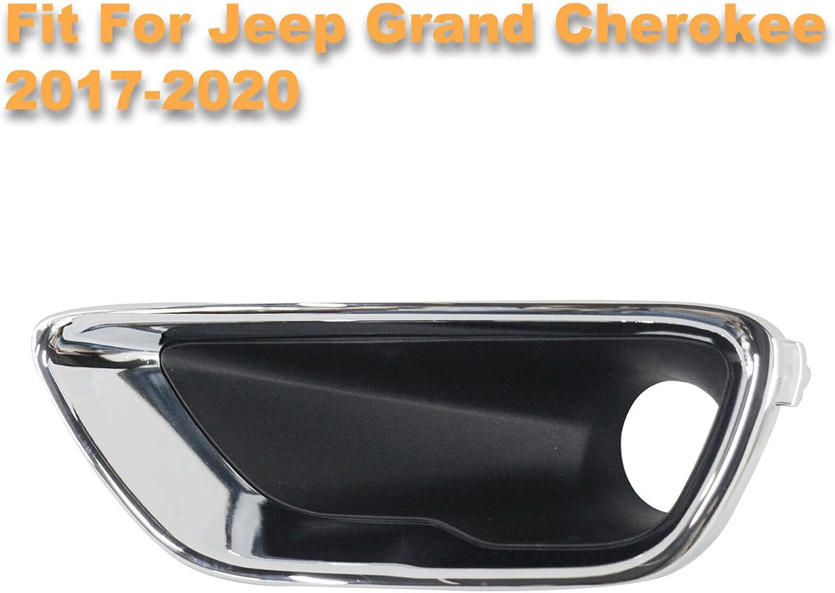 ya 4 8.8 Left front bumper fog lamp cover chrome decoration for Jeep Grand Cherokee 2017-2020