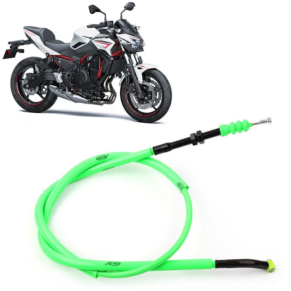 ya 6 8.24 baidi Motorcycle Brake Clutch Cable Green for Kawasaki Z650 2017 2018 2019 2020-2021