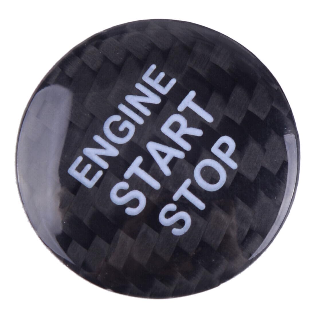 ya 6 8.24 baidi Engine Start Stop Switch Button Cover Trim Fits for Toyota 86 Highlander RAV4 ABS