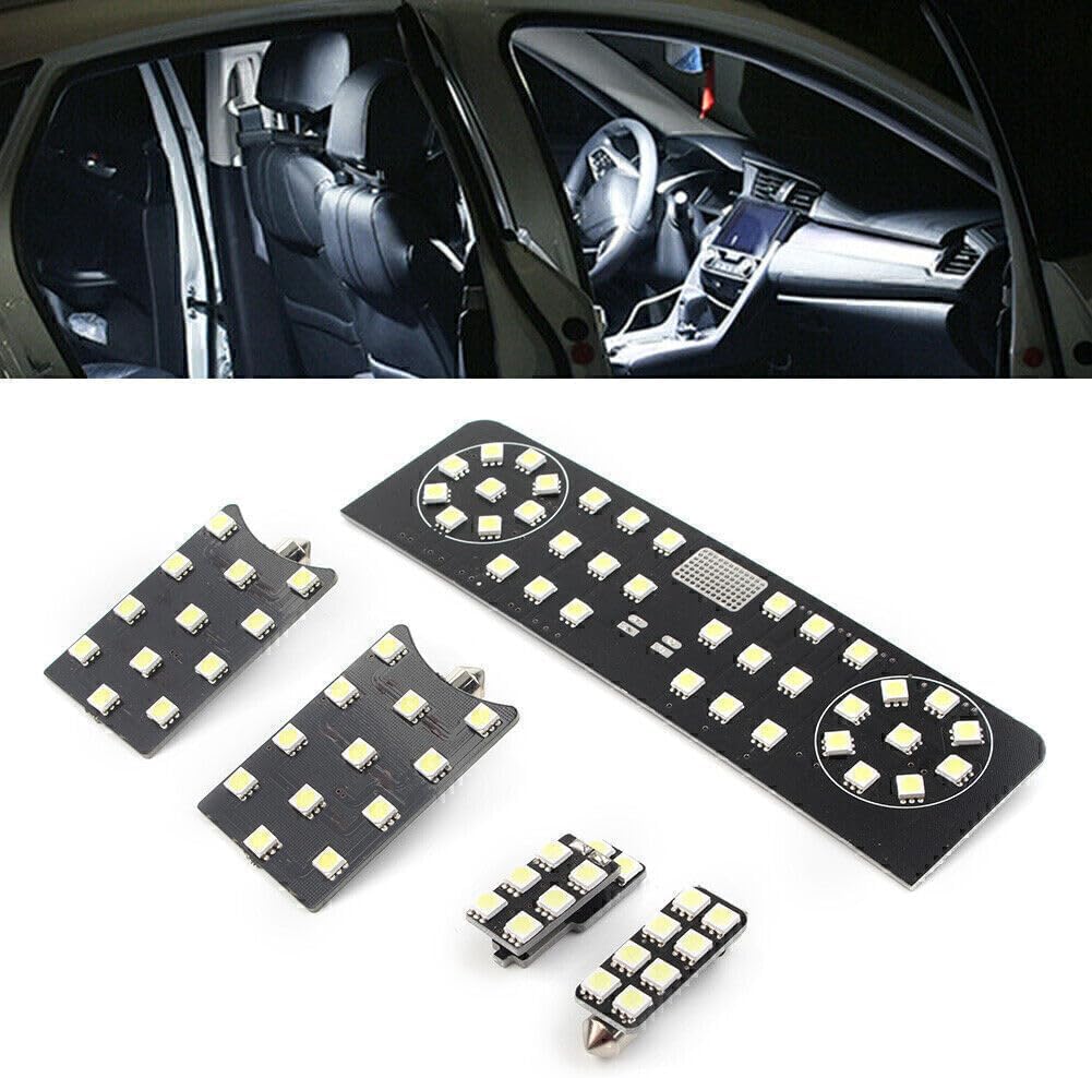 ya 4 8.8 White LED car interior light kit for 2009 and above for VW Tiguan 