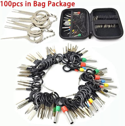 ya 6 8.14 100*Pin Ejector Wire Kit Extractor Connector Puller AutoTerminal Removal Tool