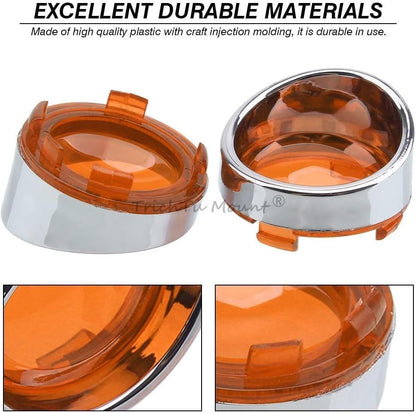 ya 28 10.13 zhengce for Harley Sportster Softail Dyna Turn Signal Light Amber Len Cover Bezels