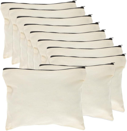 ya 26 10.21 baidi 10PCS Canvas Tool Bag Zipper Tool Pouch Pouch Canvas Storage Bag