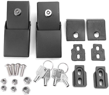 ya 4 8.8.2 for Jeep for Wrangler JK 2007-2017 08 09 10 16 Black Locking Hood Catch Latches Kit