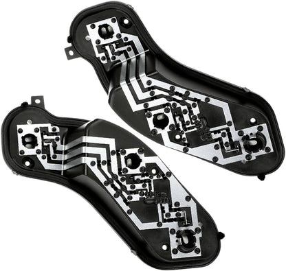 ya 27 10.13 baidi 2 for Nissan Versa 2012-2018 Taillight Tail Light Socket Rear Left & Right Black