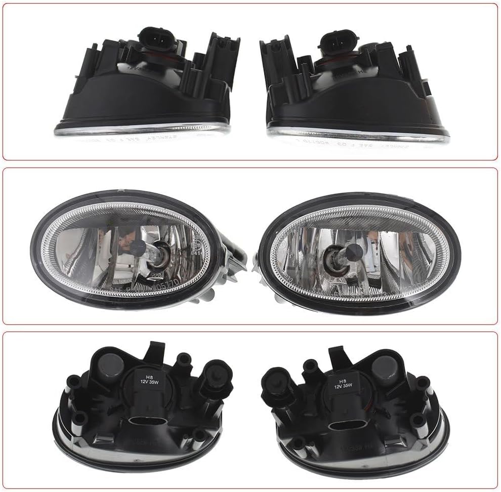 ya 9 10.24 Suitable for 2017-2018 for Honda CRV for CR-V bumper fog lamp driver chrome left and right