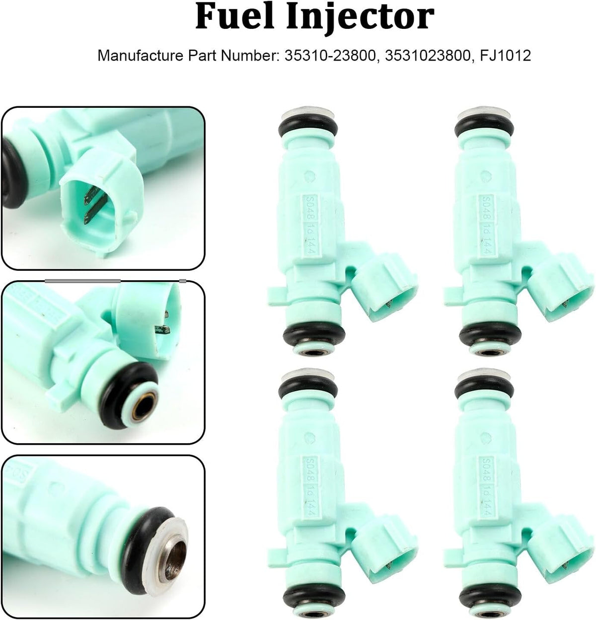 ya 14 9.20 zhengce 4PCS Fuel Injector 35310-23800 for Hyundai for Elantra 2008-2010 for Kia S-1